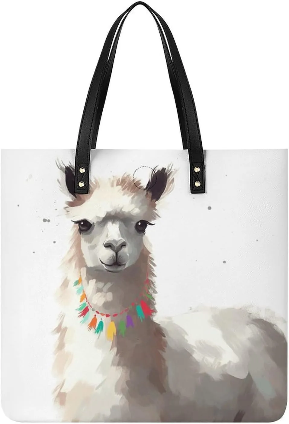 Handbags for WomenLlamaTrendy Vegan Leather Hobo Handbags,Women's Soft Bucket Bag For Women - Ladies Handbags For Work, Travel, Casual Use,Birthday Gifts