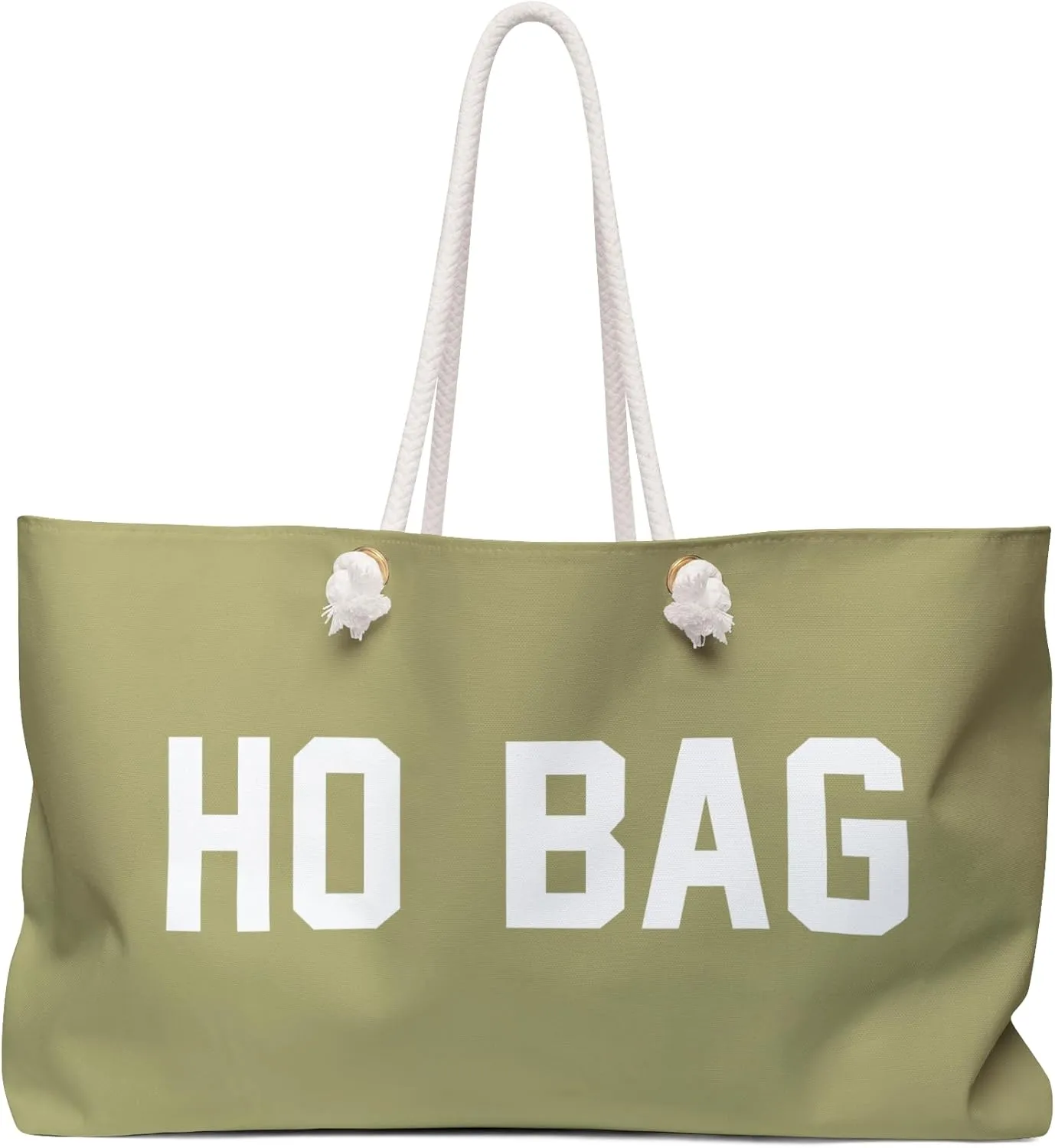 Ho Bag Rope Handle Weekender Tote - Funny Weekend Shoulder Totes - Canvas Overnight Bags Reusable Grocery Market Sex Toy Sack