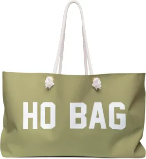 Ho Bag Rope Handle Weekender Tote - Funny Weekend Shoulder Totes - Canvas Overnight Bags Reusable Grocery Market Sex Toy Sack