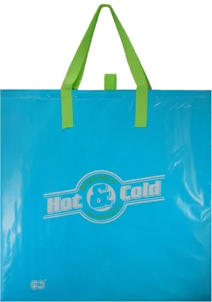 Insulated Tote Bags, Large, Aqua Blue
