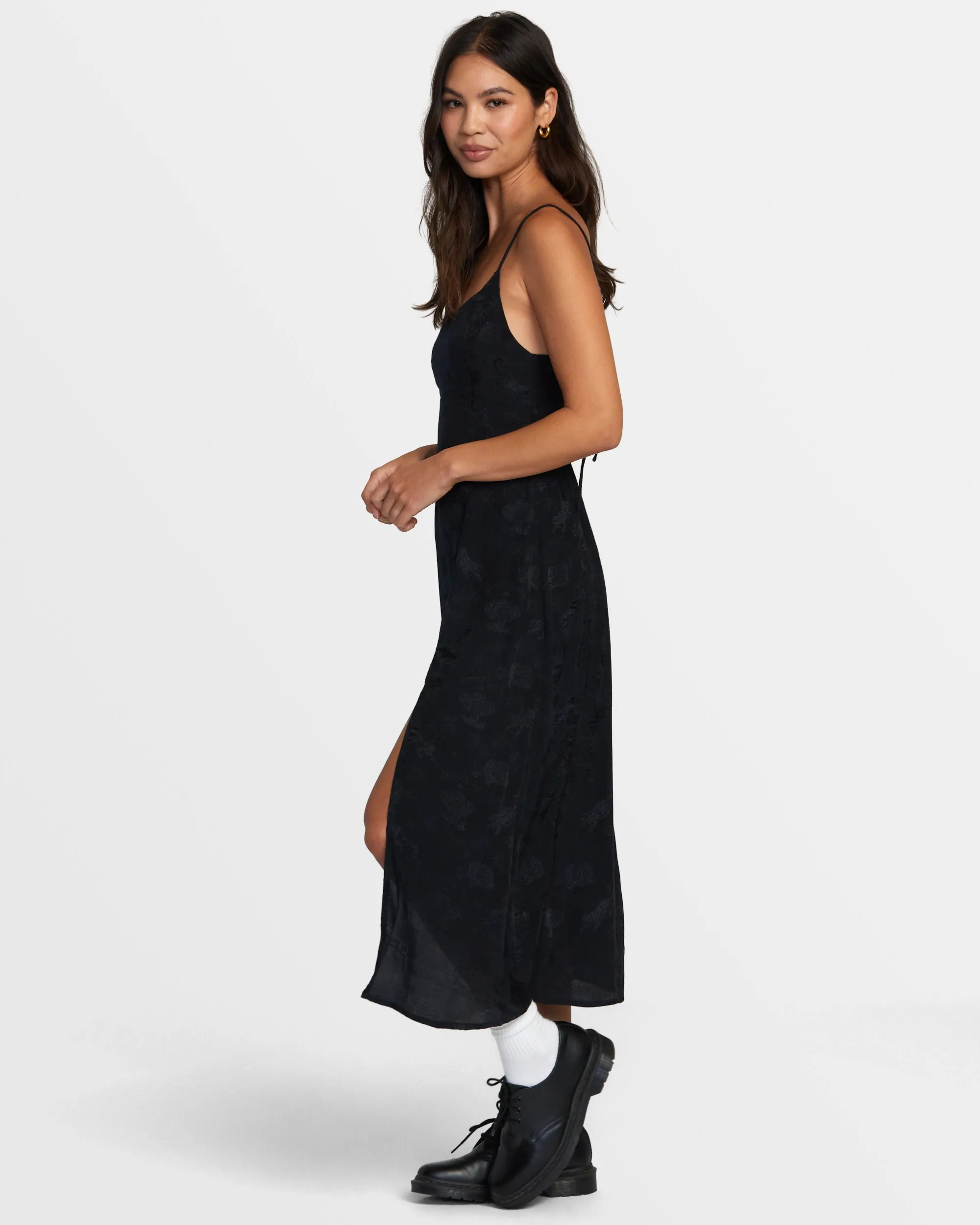 Invisible Man Midi Dress - Black