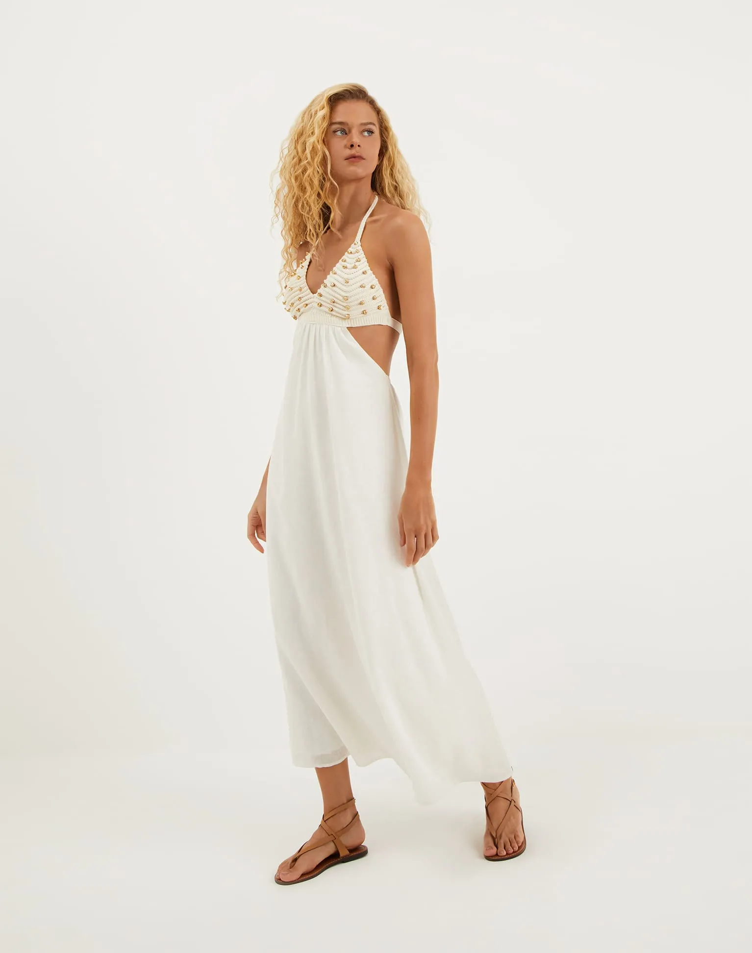 Ivy Long Dress - Off White