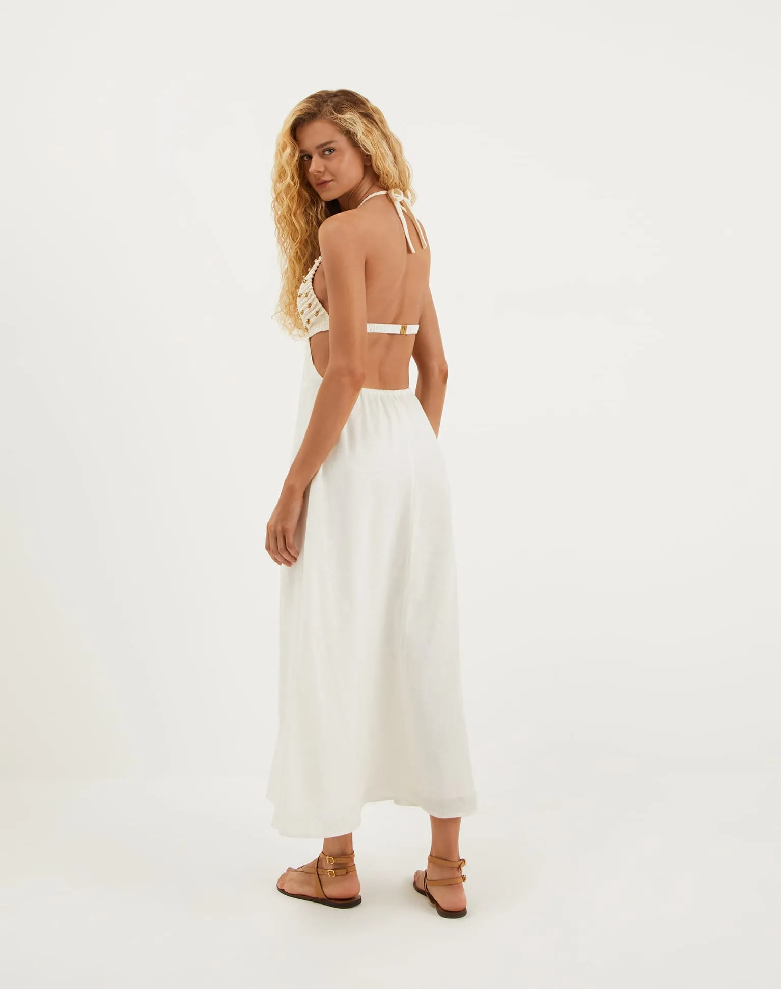 Ivy Long Dress - Off White