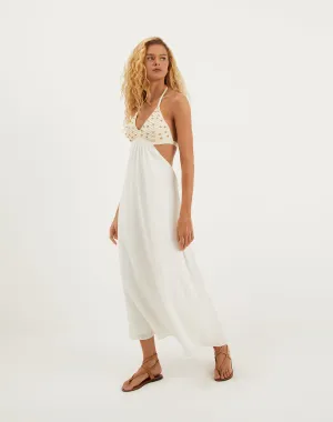 Ivy Long Dress - Off White