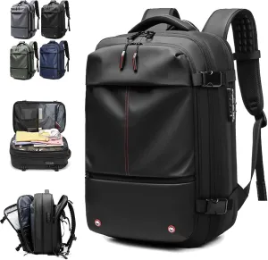 Jet Pack Pro Travel, Airback Backpack,Travel Smart With Vacuum Compression & Waterproof Design(Black-No Air pump)