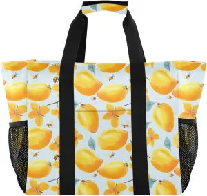KLL Utility Bags And Totes with Handles Collapsable Waterproof Reusable Grocery Bag