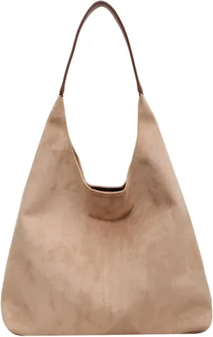 Large Messenger Bag Tote Bags For Women Work Bags Suede Slouchy Bag Handbag Tote Handbag