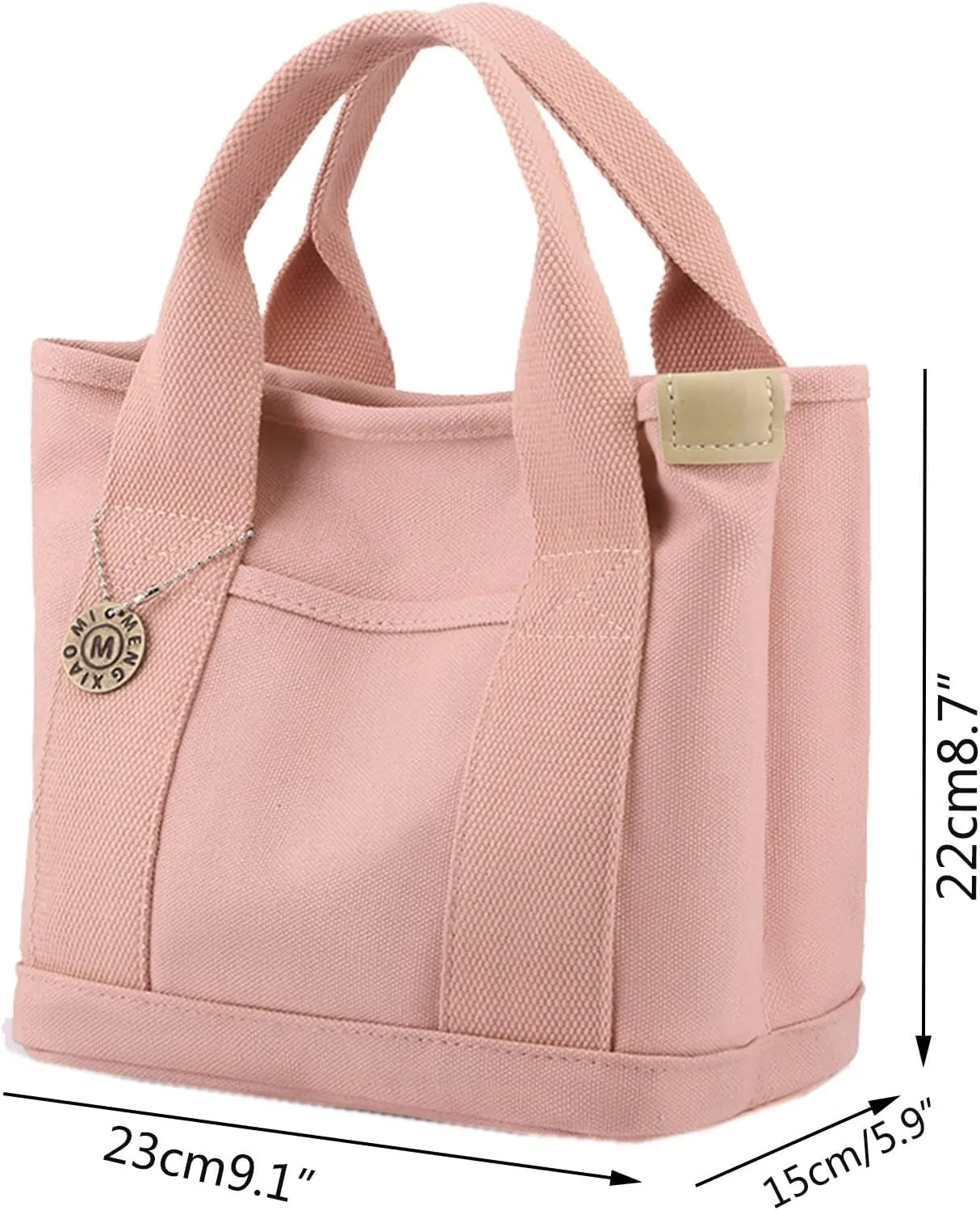 Leather Shoulder Handbag Tote Purses Fashion Bag Unisex Large Capacity Bag Fashion Portable Canvas Shoulder