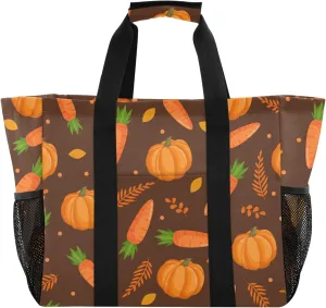 linqin Colorful Mexican Reusable Grocery Bags, Foldable Canvas Tote Bag Waterproof Travel Beach Bag for Shopping Work Gym