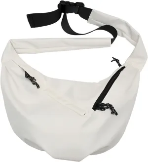 Locomotive Cool Dumpling Shoulder Bag Casual Men And Women Single Shoulder Messenger over The Shoulder (White, One Size)