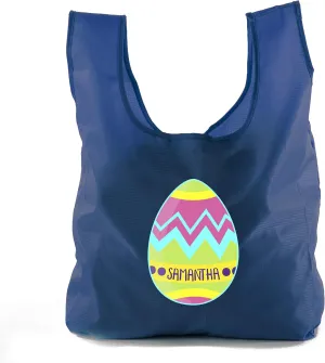 Mato & Hash Personalized Easter Grocery Bags, Reusable Giant Egg Bags, Custom Easter Bags!