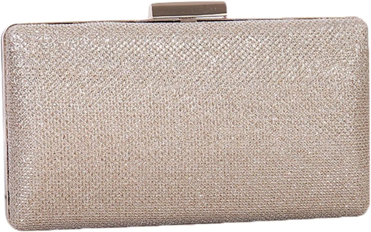 meilun Women's Clutch Evening Bags Sparkly Glitter Party Clutches Wedding Purses with Frosted Cocktail Prom Handbags