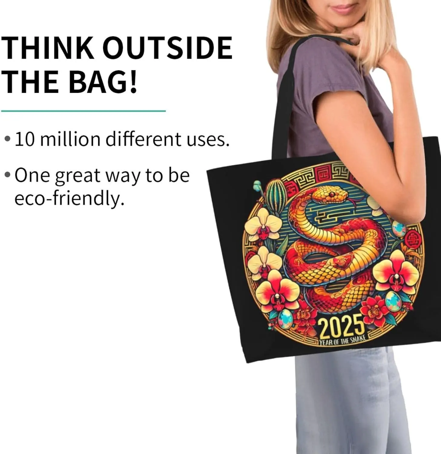 Merry Christmas Winter Tree Women's Tote Bag Large Capacity Single Shoulder Bags Handbag for Shopping Work
