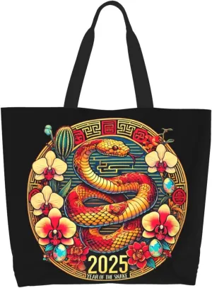 Merry Christmas Winter Tree Women's Tote Bag Large Capacity Single Shoulder Bags Handbag for Shopping Work