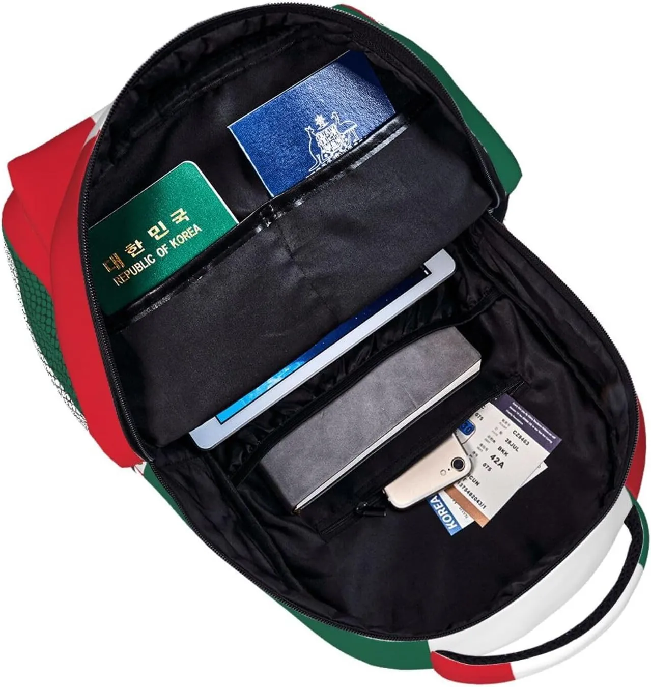 Mexico Mexican Flag Backpacks Cute Laptop Bookbag Computer Bag Hiking Travel Daypack for Women Men