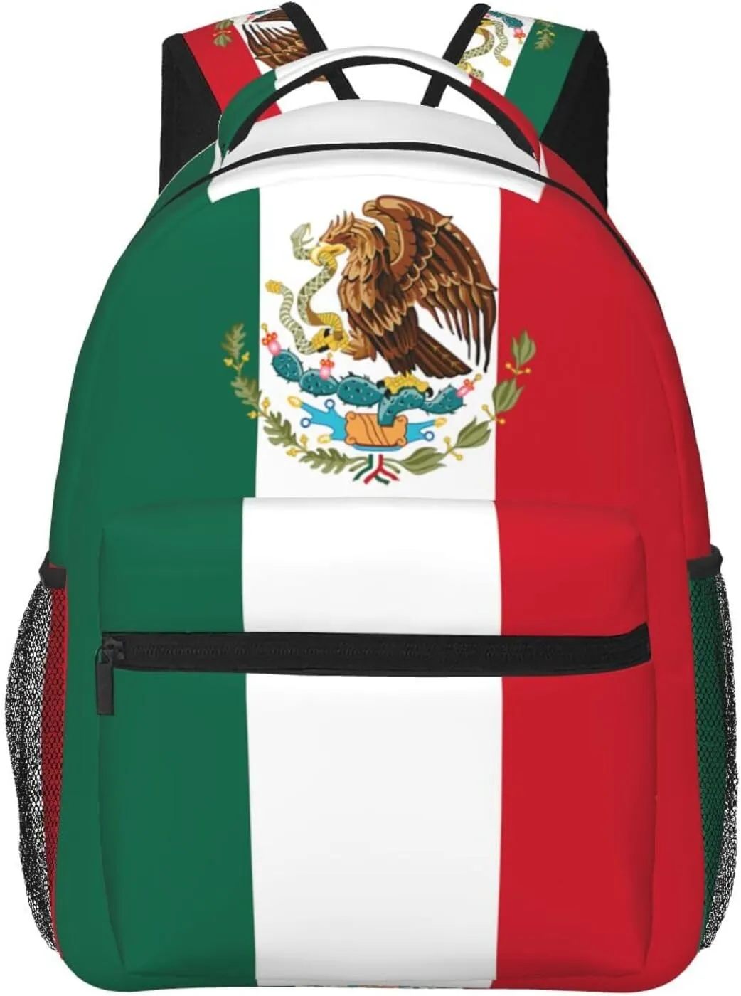 Mexico Mexican Flag Backpacks Cute Laptop Bookbag Computer Bag Hiking Travel Daypack for Women Men