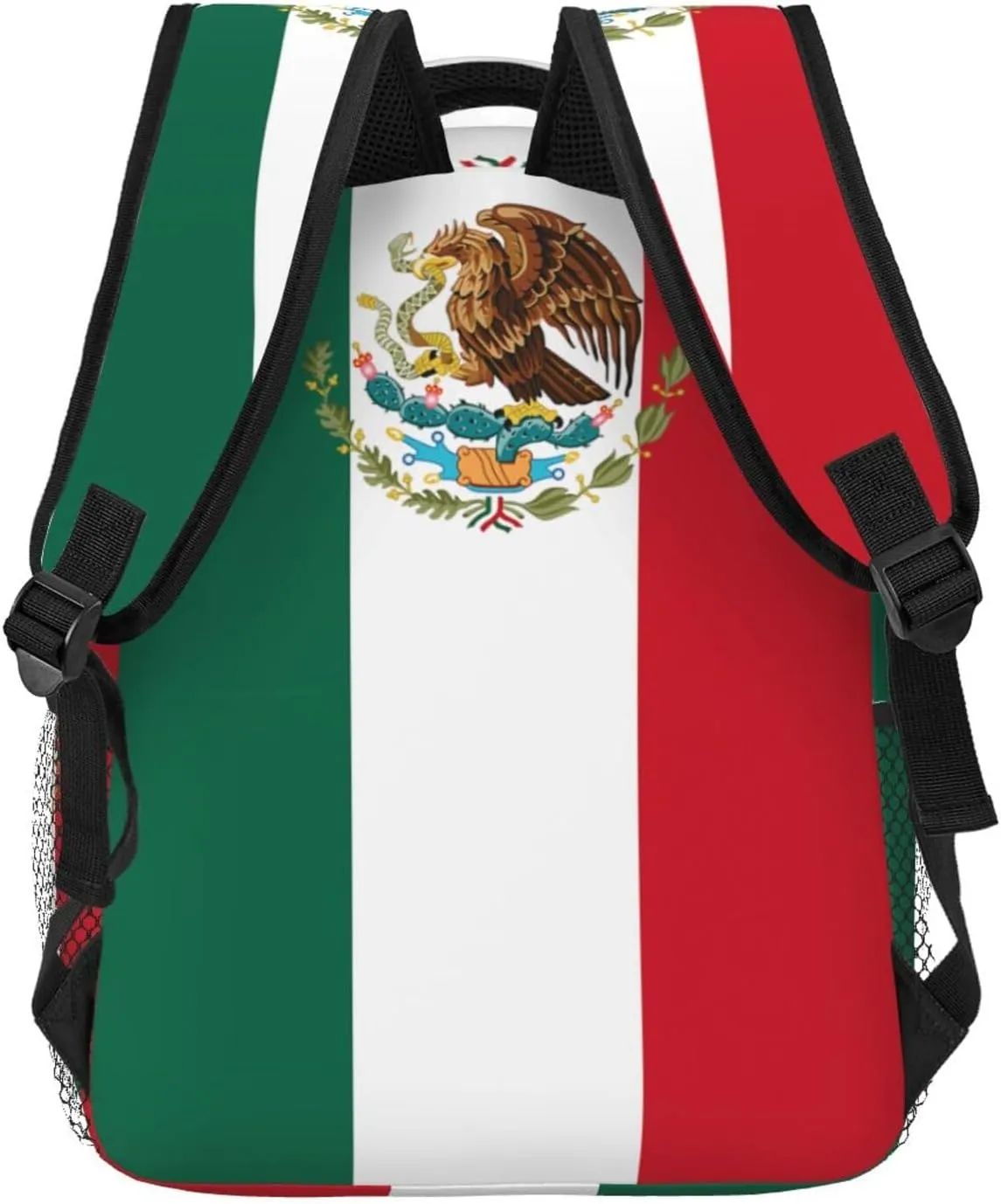 Mexico Mexican Flag Backpacks Cute Laptop Bookbag Computer Bag Hiking Travel Daypack for Women Men