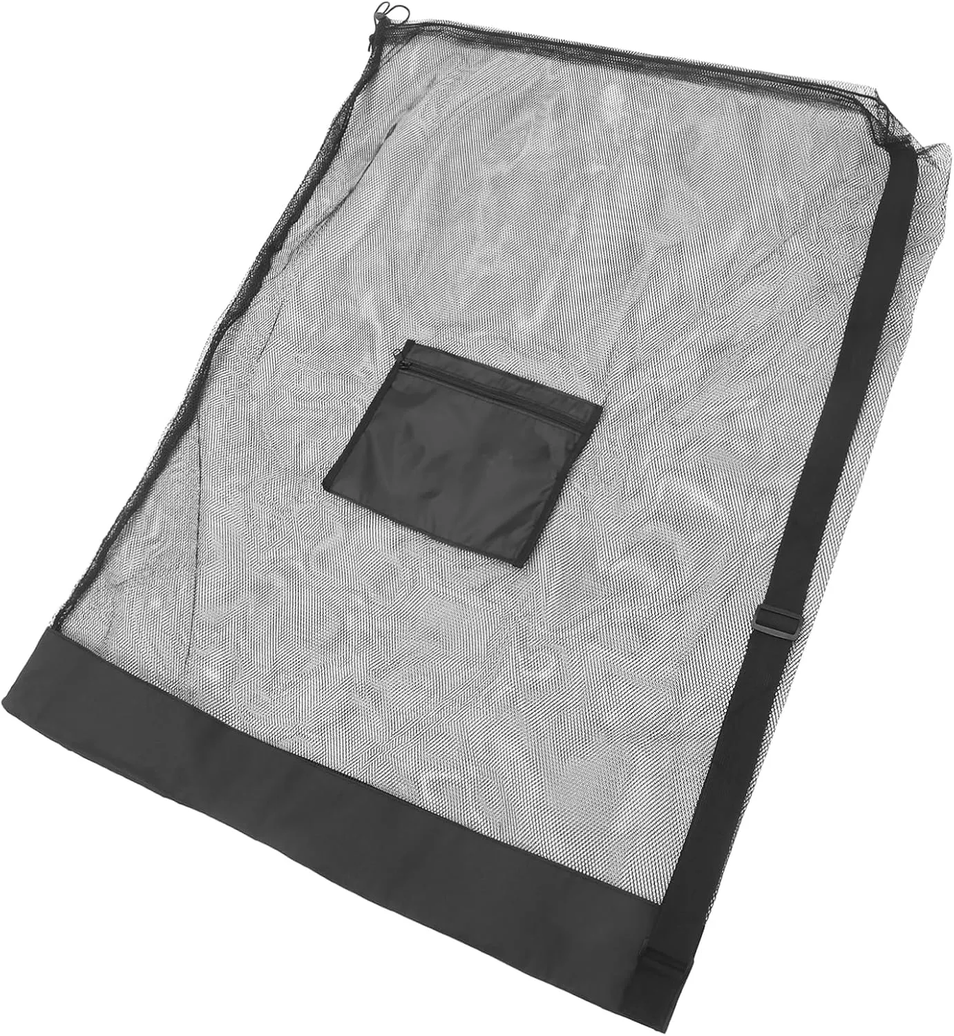 Milisten Basketball Soccer Net Bag Large Mesh Drawstring Bag Gym Bag Adjustable Straps