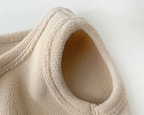 Mini Embroidery Pattern Plush Tank Top