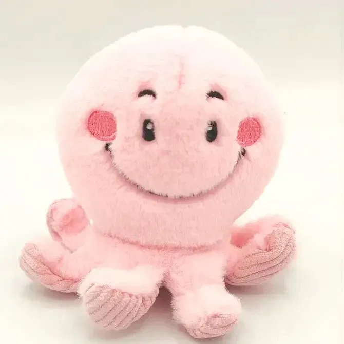Mini Octopus Soft Toy - Pink