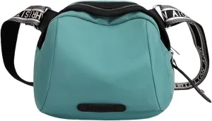 New Fashionable Casual Shoulder Bag Lightweight Nylon Fabric Women Crossbody Bag Mens Messenger Tote (Blue, One Size)