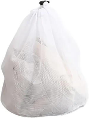 Ochine Mesh Laundry Bags Washing Bag for Delicates, Travel Storage Organize Bag Machine Clothing Wash Bags with Locking Drawstring Closure for Bra, Lingerie, Underwear, Socks, Clothes (1 Pack)