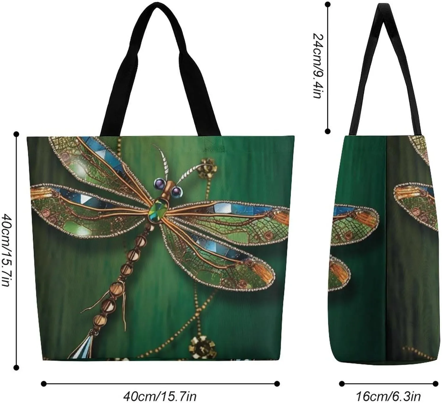Painting Flower Pigs Beach Bag Reusable Tote Bag Foldable Grocery Bags Women Shopping Bags for Daily Essentials
