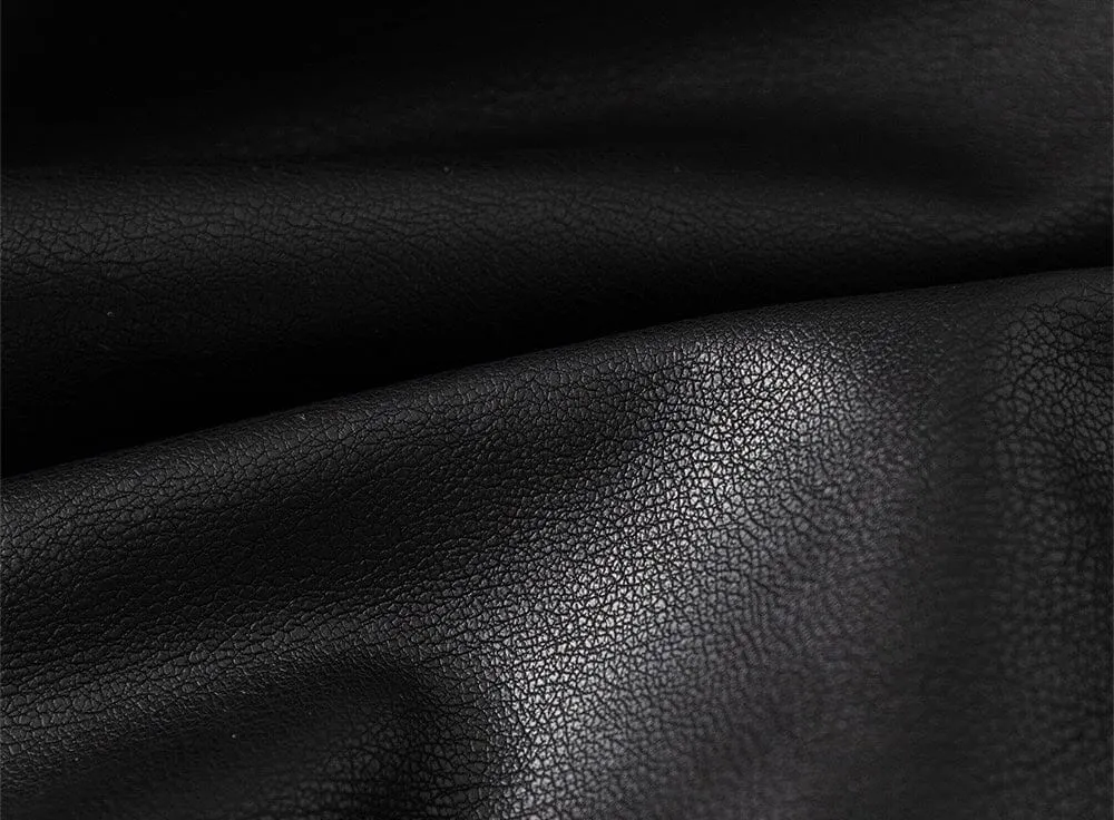 Patchwork Winter Plush Leather Jacket