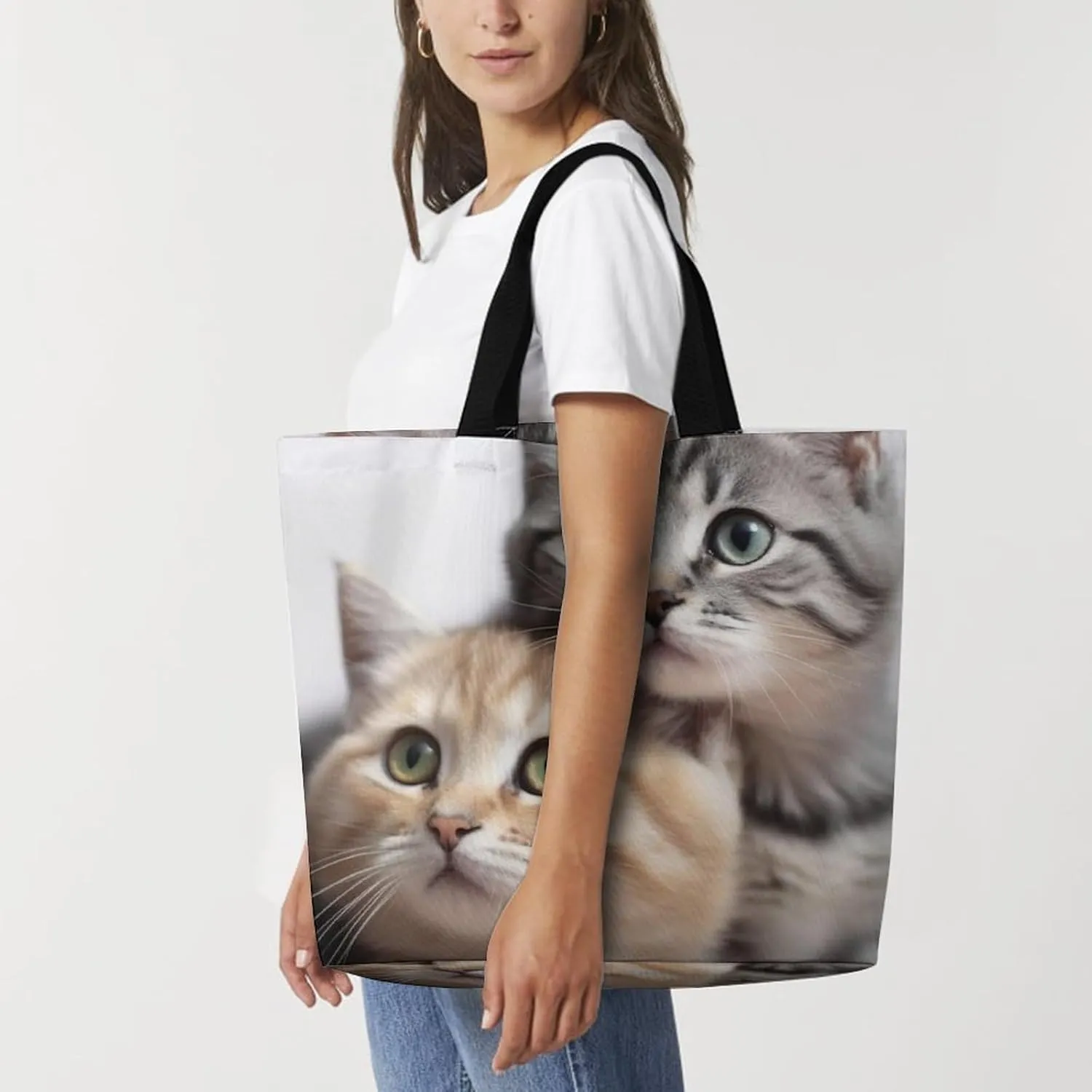 Pelican Bird Blue Sea Sky Beach Bag Reusable Tote Bag Foldable Grocery Bags Women Shopping Bags for Daily Essentials