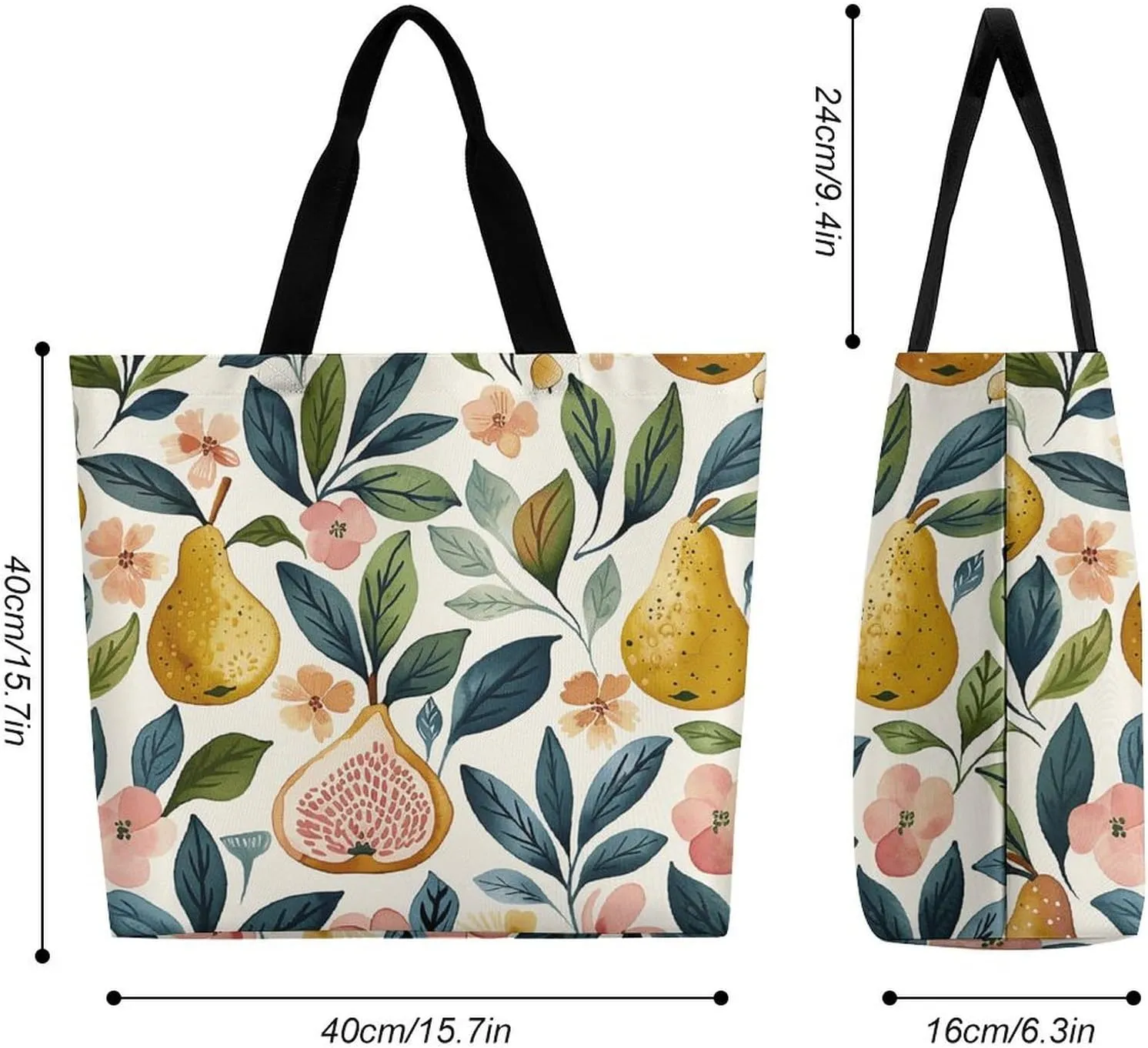 Pelican Bird Blue Sea Sky Beach Bag Reusable Tote Bag Foldable Grocery Bags Women Shopping Bags for Daily Essentials