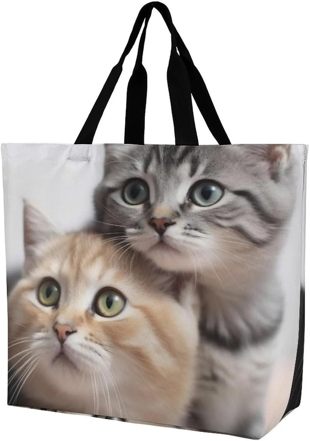 Pelican Bird Blue Sea Sky Beach Bag Reusable Tote Bag Foldable Grocery Bags Women Shopping Bags for Daily Essentials