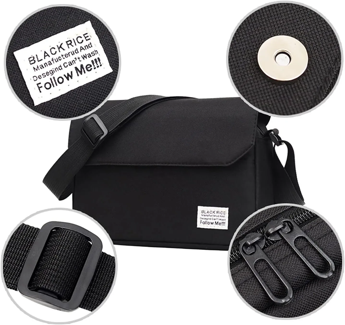 Purses for Women Classic Messenger Bag Nylon Shoulder Bag Crossbody Purses For Man Or Women