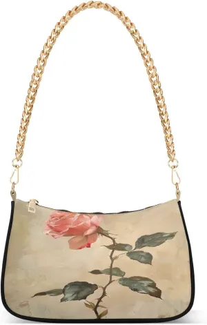 Rainbow Cloud Shoulder Bag with Zipper, Womens Shoulder Bags Crossbody