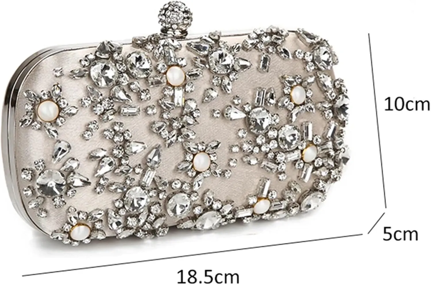 Rhinestone Purse Women's Evening Clutch Bag Party Purse Wedding Clutches For Bridal