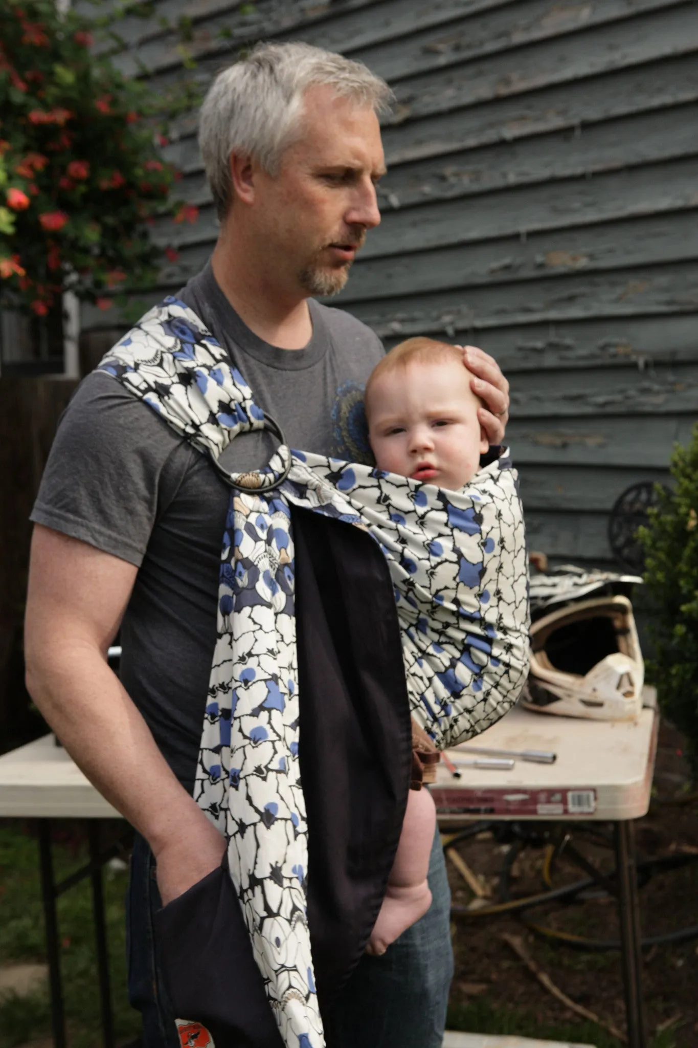 Rockin' Baby Peacock Johnny Reversible Sling