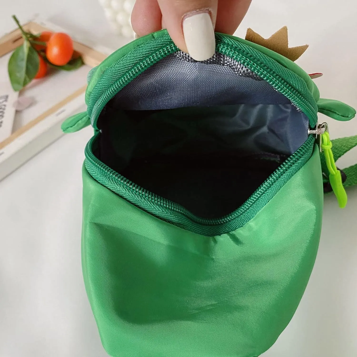 s And Boys Childrens Fashion Cartoon Dinosaur Chest Bags Nylon Adjustable Lightweight Messenger Bags (One Size)