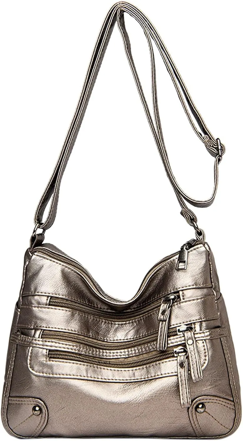 Shopper Handbag Travel Purse Women Soft Leather Shoulder Bags Layer Classic Crossbody Bag Luxury Designer Handbag