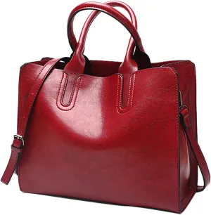 Shoulder Bag for Women Ladies Shoulder Bag Fashion Solid Color Vintage Zipper Large Capacity Shoulder Handbag