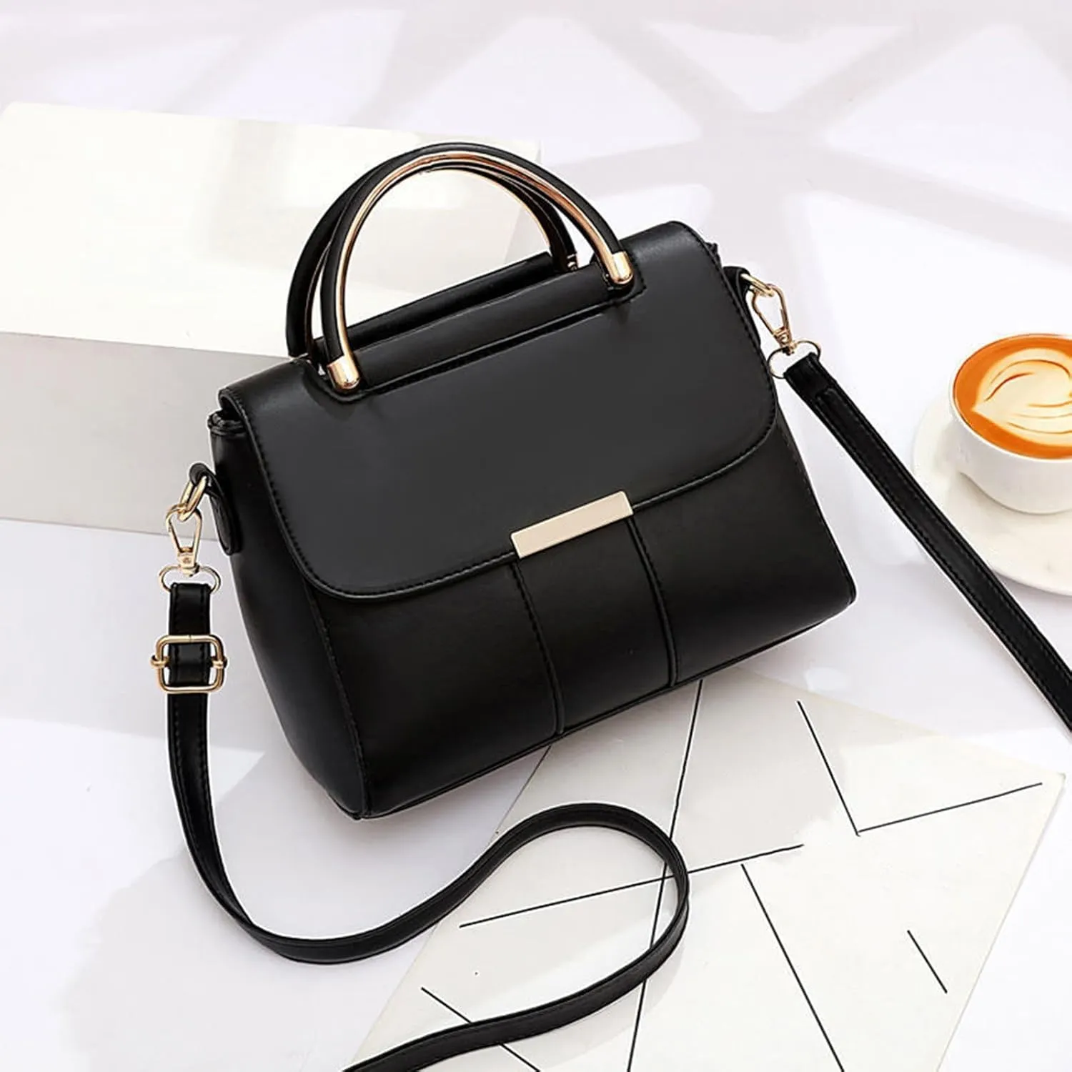 Shoulder Bag for Women Womens Tote Bag Fashion Handbags Purse Satchel Shoulder Bags Leather For Ladies