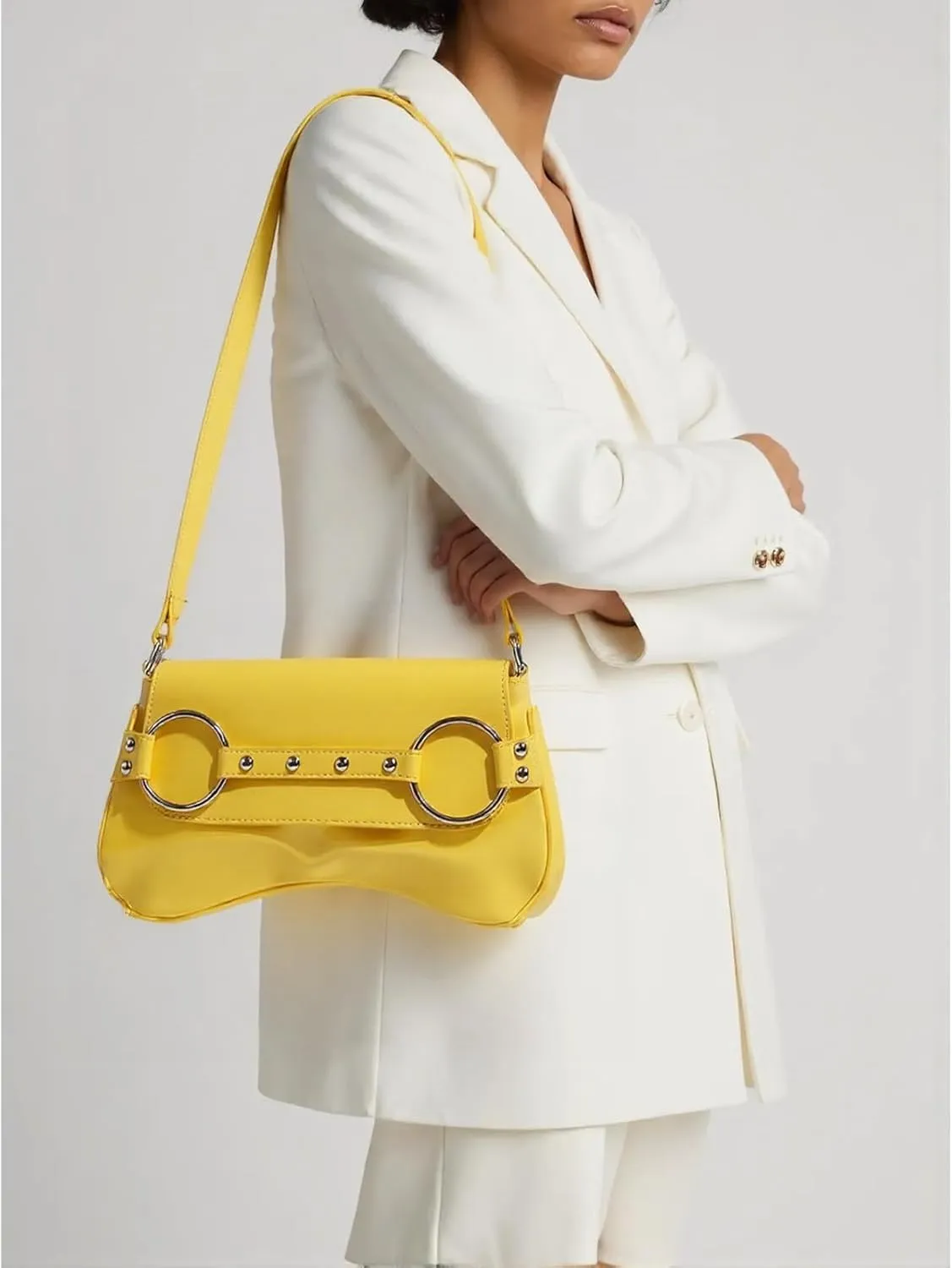 Shoulder Bags for Women Purse Shoulder Crossbody Bag Trendy Leather Handbag Elegant Slings Bag Handbag Saddles Bag