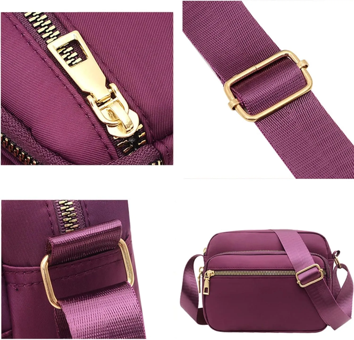Shoulder Bags for Women Women Classic Small Nylon Crossbody Bag Phone Purse Ladies Lightweight Messenger Sling