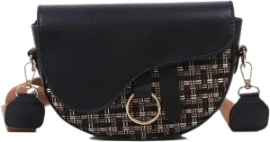 Shoulder Bags Urban Leather Crossbody Shoulder Bags for Young Women, Crossbody Bags for Women Small Over The Shoulder Saddle Purses