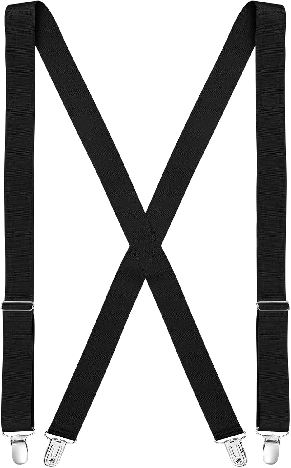 Sintege Hidden Suspenders for Women Pants Under Clothes 1" Width Thin X Back Ladies Suspenders for Jeans Undergarment