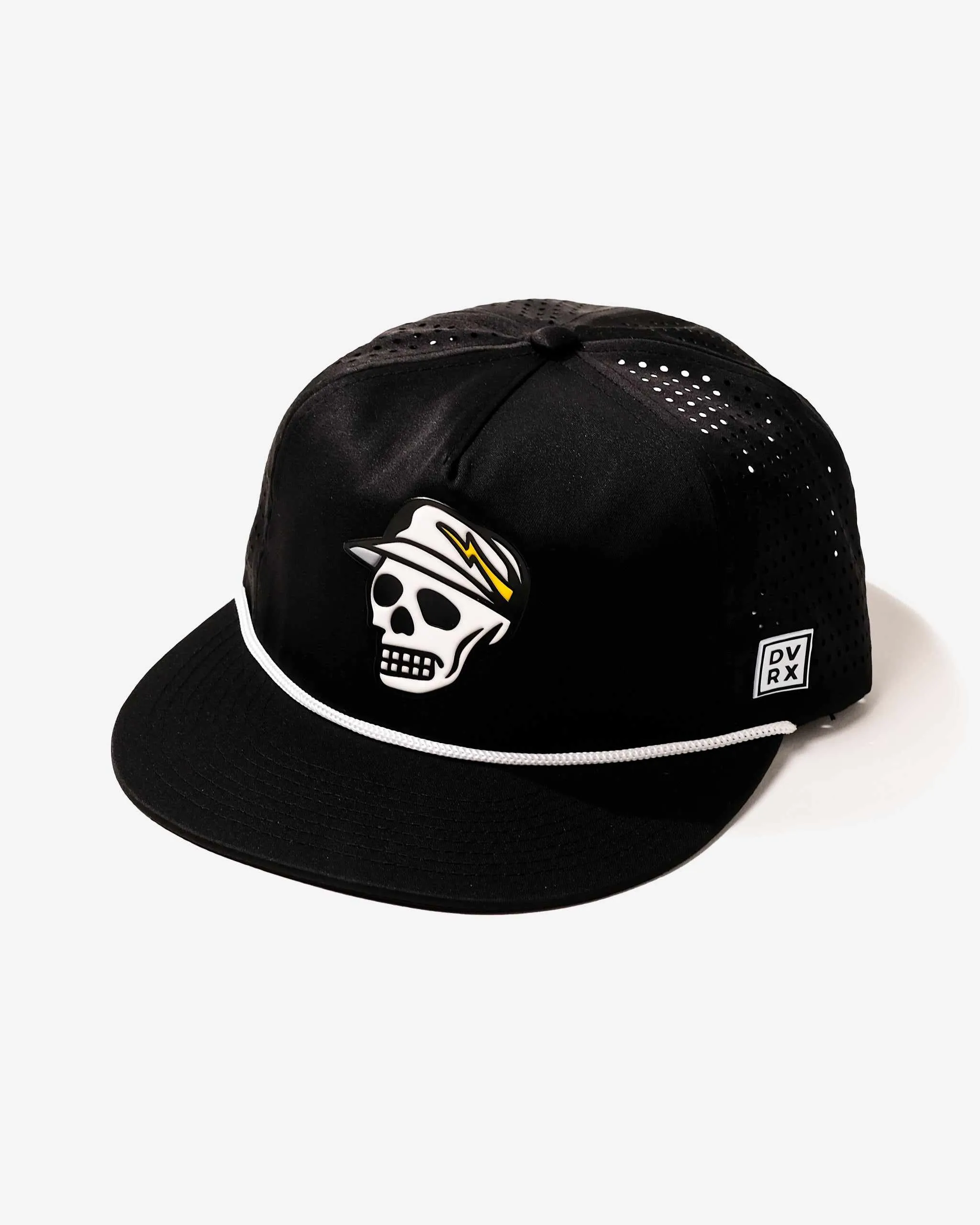 Skull Caddie Rope Hat - Black