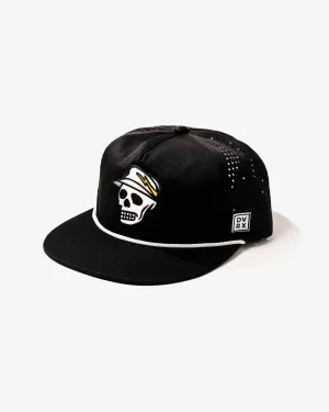 Skull Caddie Rope Hat - Black