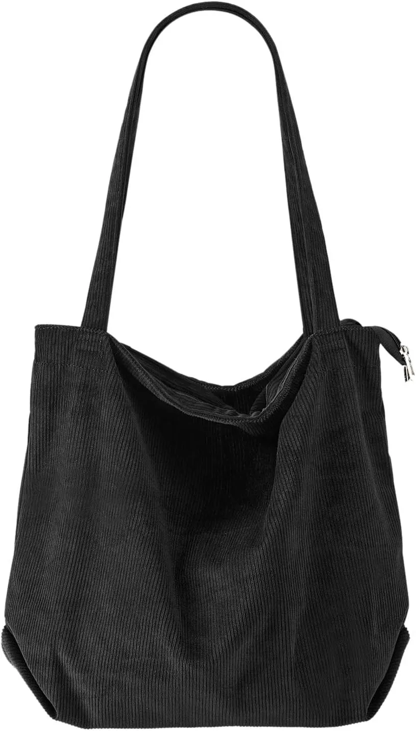 Slouchy Tote Purses Ladies Bags Casual Large Capacity Shopping Handbag Simple Retro Fashion Shoulder Bag
