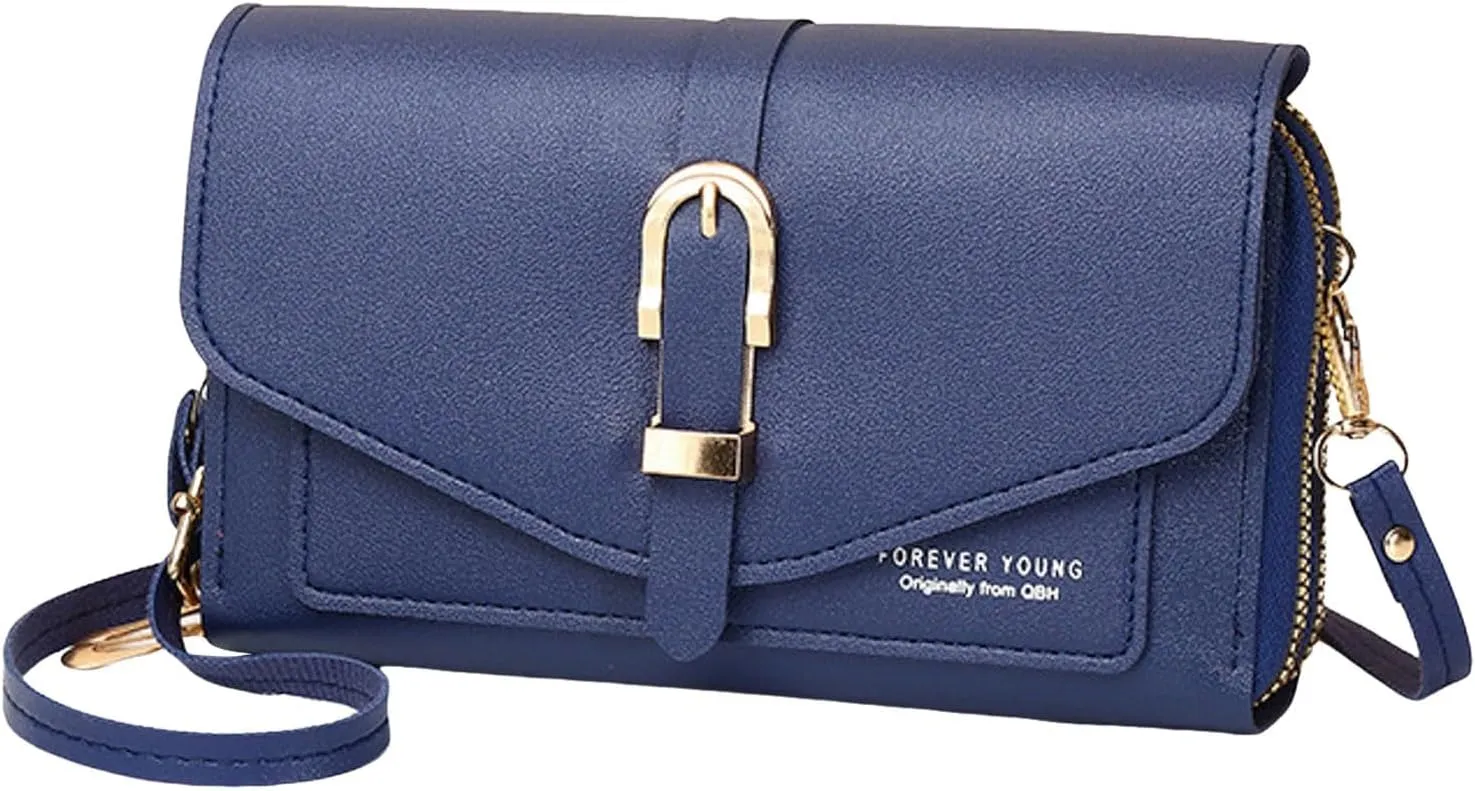 Small Shoulder Bag Fashion Classic Women's Mobile Phone Bag Button Hood One Shoulder Double Layer Wallet