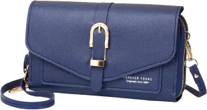 Small Shoulder Bag Fashion Classic Women's Mobile Phone Bag Button Hood One Shoulder Double Layer Wallet