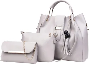 Small Shoulder Bag Fashion Upgrade 3pcs Set Crossbody Bag Handbags Wallet Tote Shoulder Top Handle Satchel