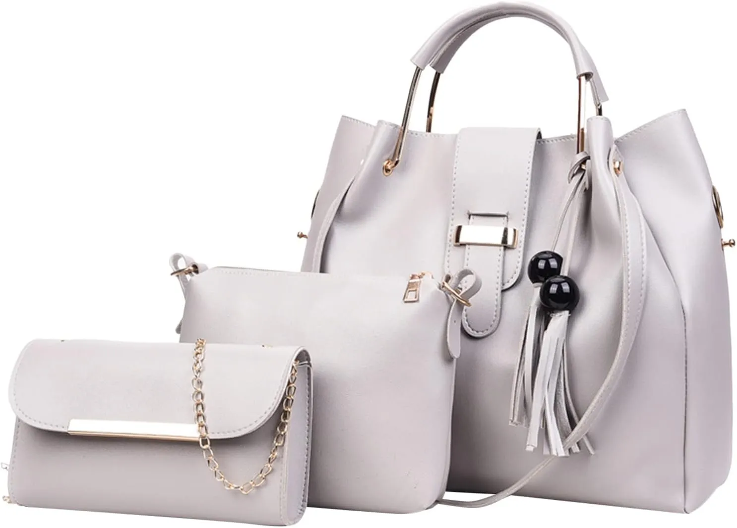 Small Shoulder Bag Fashion Upgrade 3pcs Set Crossbody Bag Handbags Wallet Tote Shoulder Top Handle Satchel